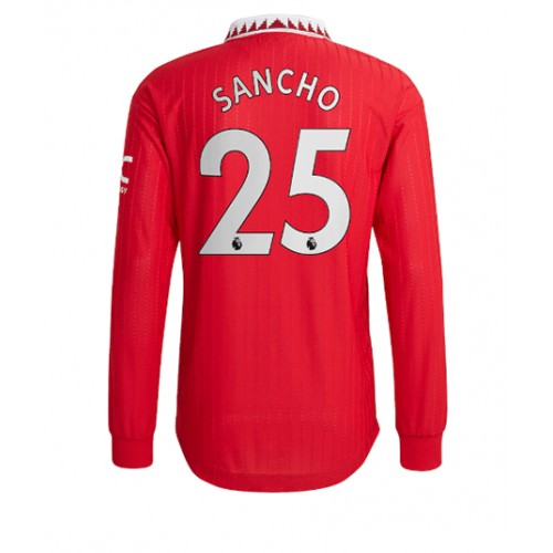 Dres Manchester United Jadon Sancho #25 Domaci 2022-23 Dugi Rukav